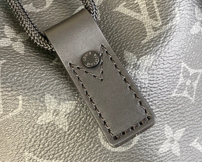 LOUIS VUITTON MONOGRAM ECLIPSE REVERSE PM GRAY - logo - replica sneakers