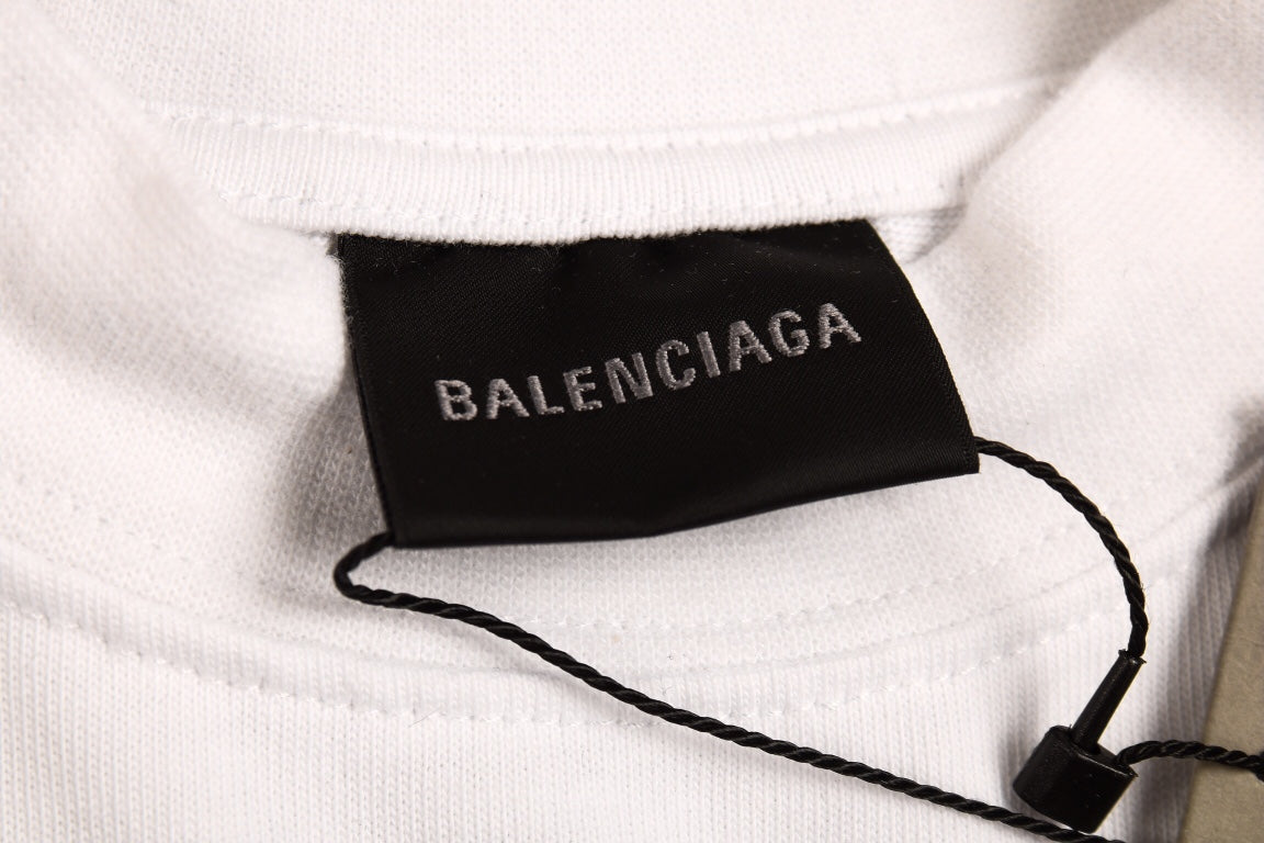 Camiseta Balenciaga Multi-Logo (Blanca)