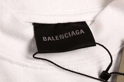 Camiseta Balenciaga Multi-Logo (Blanca)