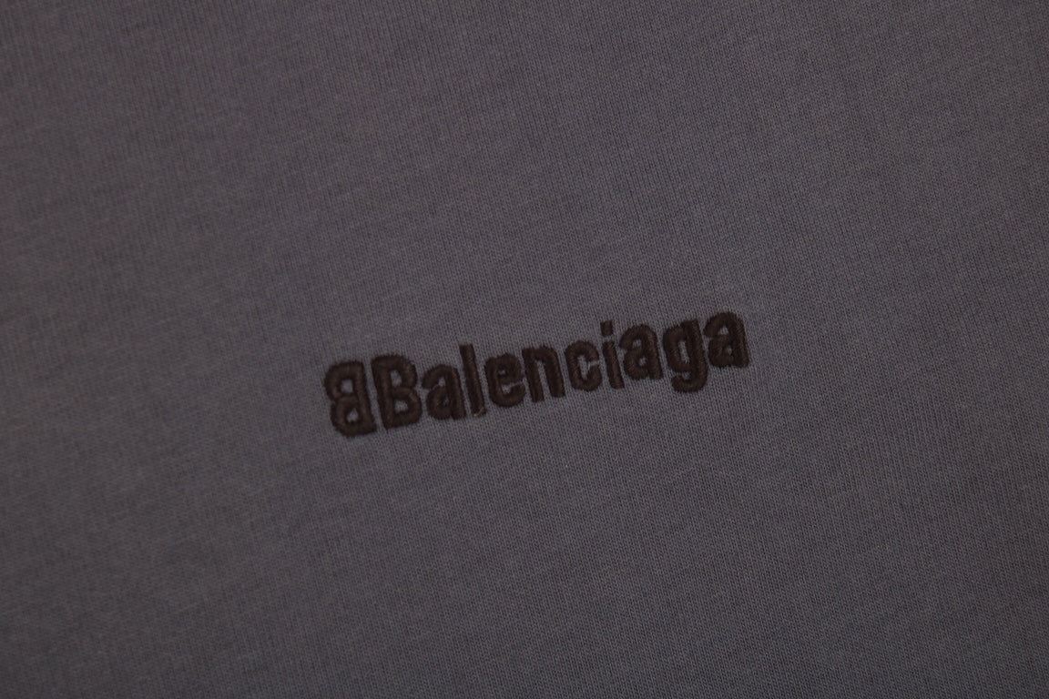 CAMISETA MINIMALISTA AZUL DE BALENCIAGA
