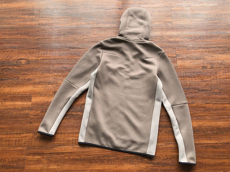 Sweat à capuche NIKE TECH FLEECE x Gris olive/Pierre énigmatique