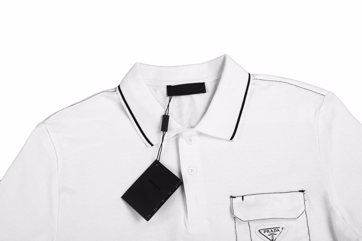 Prada 'Pocket Detail' Polo Shirt