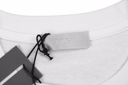 Camiseta Dior con logo marrón