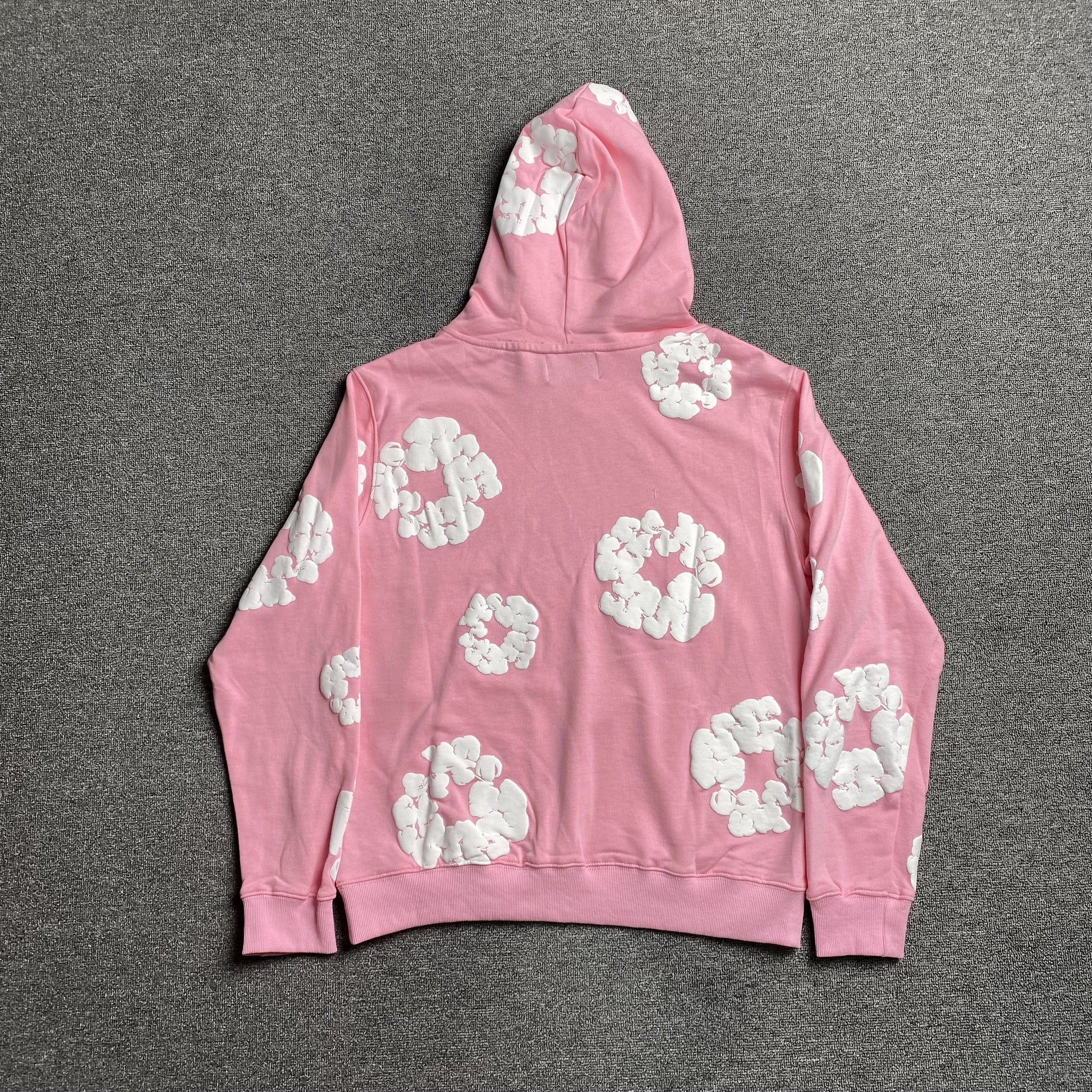 DENIM Tears Cotton Wreath Hoodie - Pink Unisex Streetwear Limited Edition