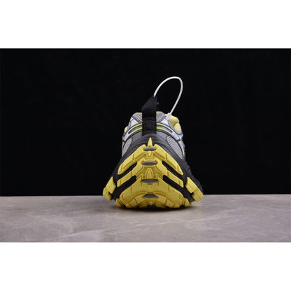 BALENCIAGA 10 - L - Grey Fluorescent Sneakers - Yellow Unisex Streetwear Limited Edition - The BALENCIAGA 10XL x Grey Fluorescent Yellow sneakers are a dynamic fusion of muted and