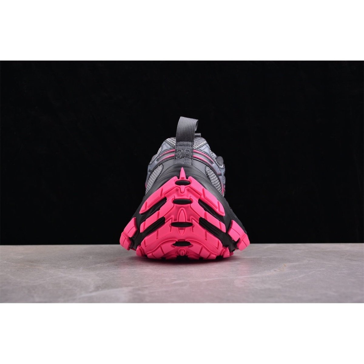 BALENCIAGA 10 - L - Grey Pink Sneakers - Black Unisex Streetwear Limited Edition - Introducing the BALENCIAGA 10XL x Grey Pink Black, a daring fusion of bold design and