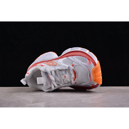 BALENCIAGA 10 - L - Red Orange Sneakers - White Unisex Streetwear Limited Edition - The BALENCIAGA 10XL x White Red Orange sneakers are a vivid masterpiece in the world