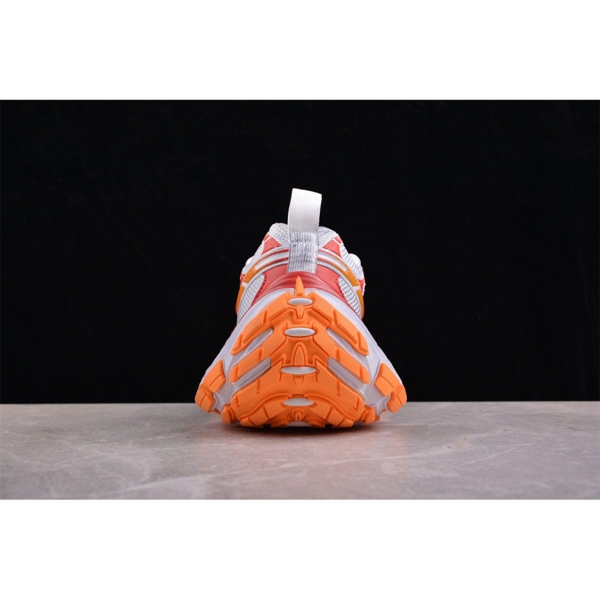 BALENCIAGA 10 - L - Red Orange Sneakers - White Unisex Streetwear Limited Edition - The BALENCIAGA 10XL x White Red Orange sneakers are a vivid masterpiece in the world