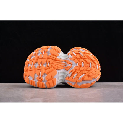 BALENCIAGA 10 - L - Red Orange Sneakers - White Unisex Streetwear Limited Edition - The BALENCIAGA 10XL x White Red Orange sneakers are a vivid masterpiece in the world