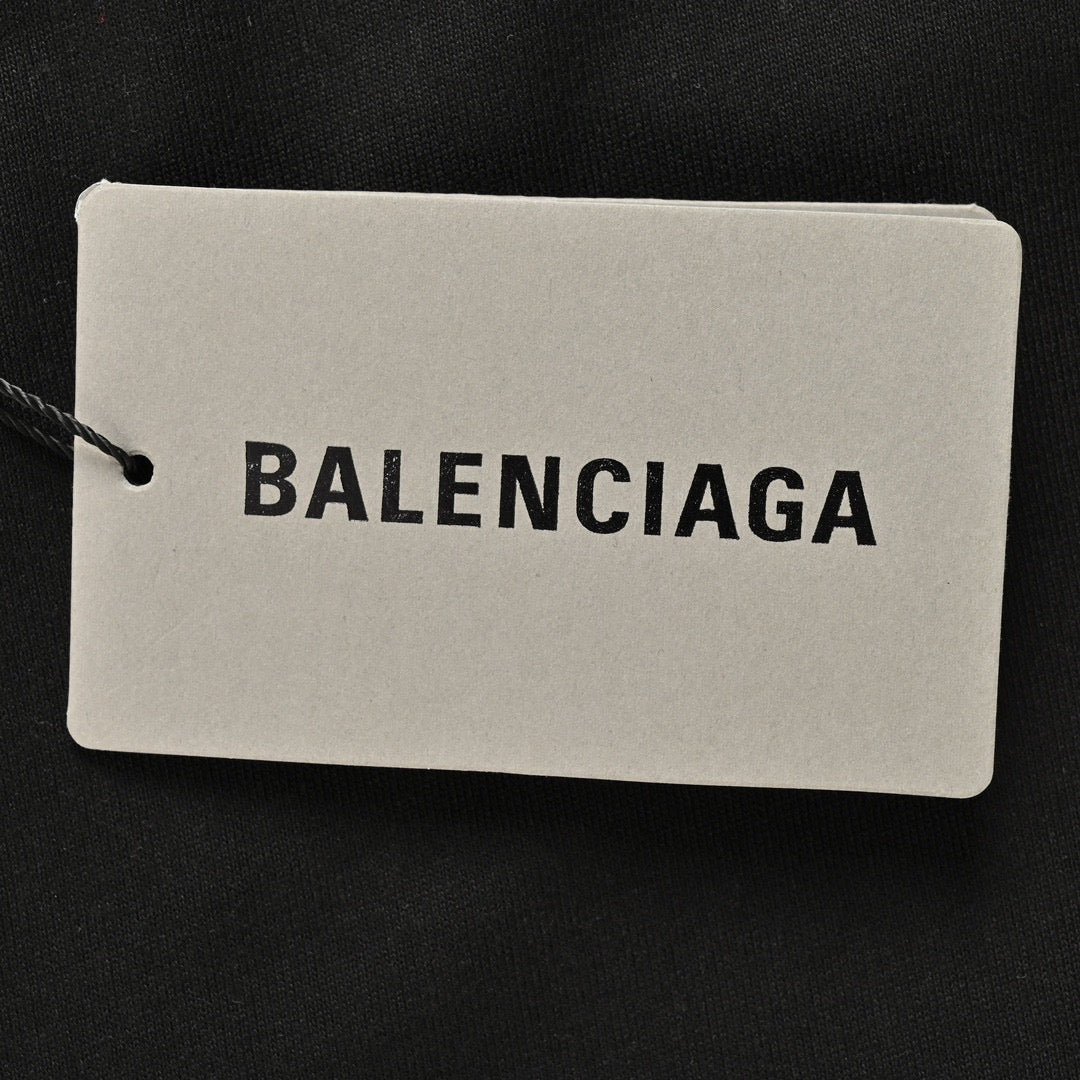 Camiseta negra Balenciaga 1917