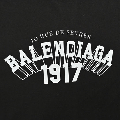 Camiseta negra Balenciaga 1917