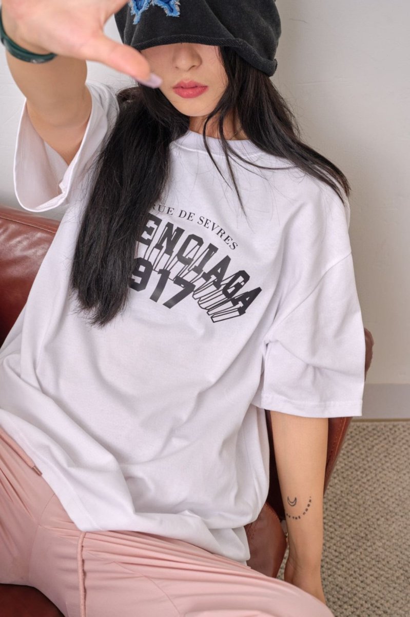 Camiseta blanca Balenciaga 1917