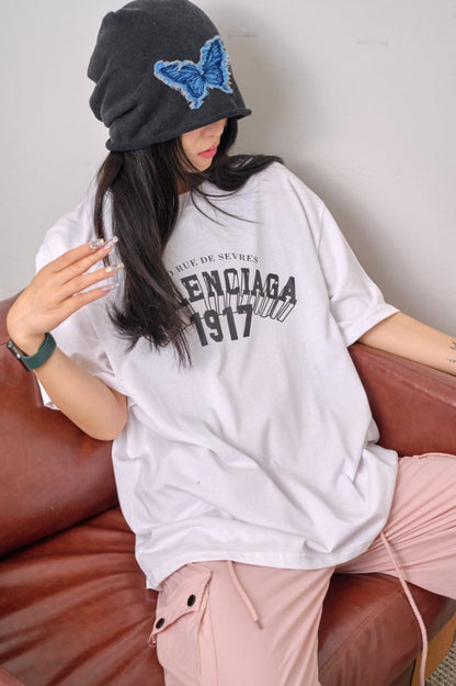 Camiseta blanca Balenciaga 1917