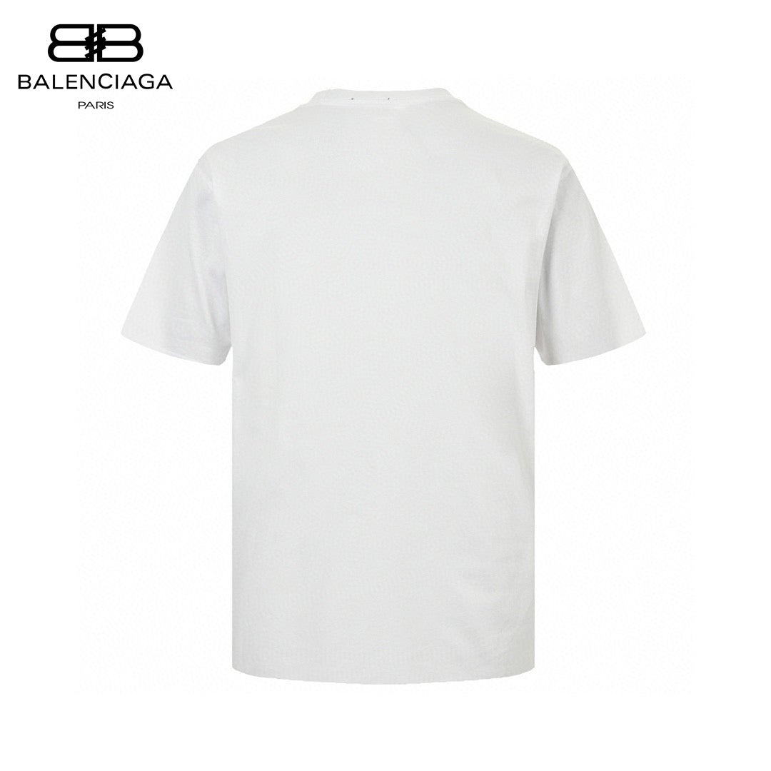 Balenciaga 1917 T-shirt - White Unisex Streetwear Limited Edition - This Balenciaga t-shirt features a bold 'Balenciaga 1917' graphic on the front. The shirt is