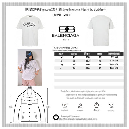 Camiseta blanca Balenciaga 1917