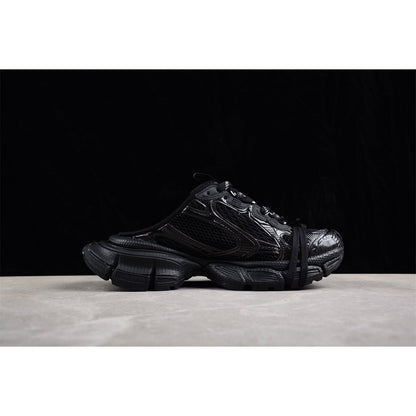 BALENCIAGA 3 - L Mule - All - Black Unisex Streetwear Limited Edition - Introducing the BALENCIAGA 3XL Mule x All Black, a bold fusion of style and comfort.