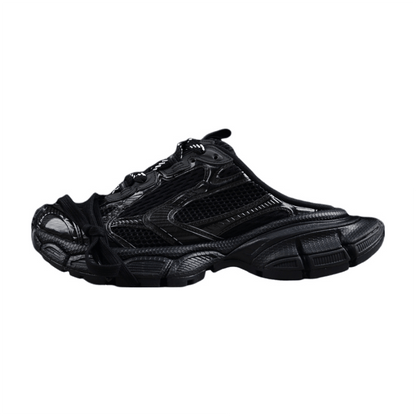 BALENCIAGA 3 - L Mule - All - Black Unisex Streetwear Limited Edition - Introducing the BALENCIAGA 3XL Mule x All Black, a bold fusion of style and comfort.