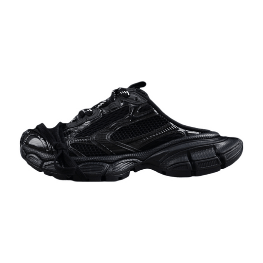 BALENCIAGA 3 - L Mule - All - Black Unisex Streetwear Limited Edition - Introducing the BALENCIAGA 3XL Mule x All Black, a bold fusion of style and comfort.