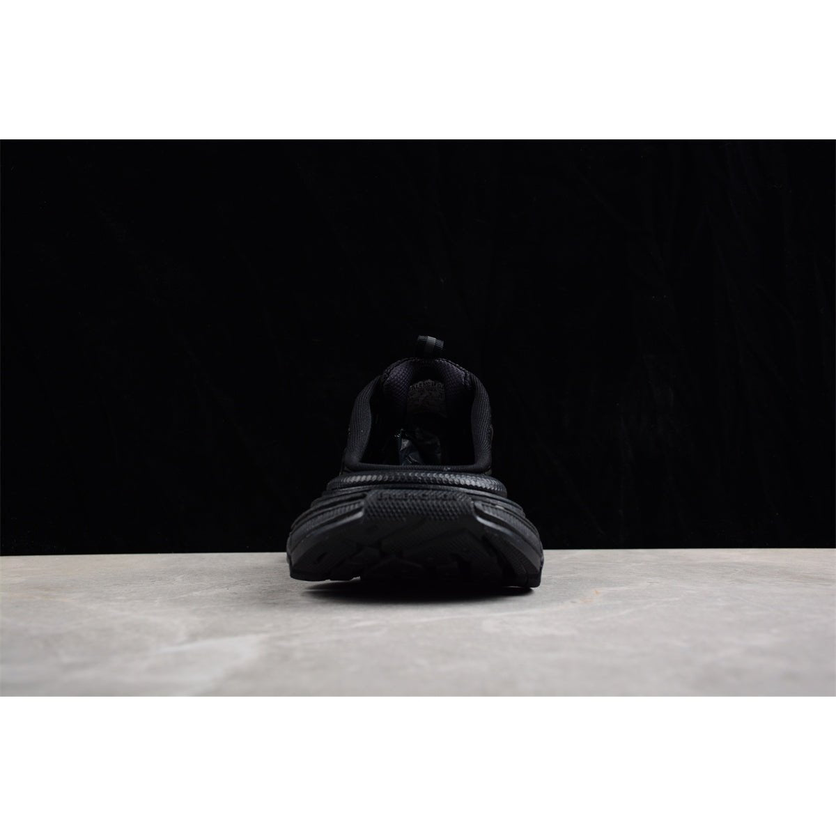 BALENCIAGA 3 - L Mule - All - Black Unisex Streetwear Limited Edition - Introducing the BALENCIAGA 3XL Mule x All Black, a bold fusion of style and comfort.