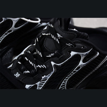 BALENCIAGA 3 - L Mule - White - Black Unisex Streetwear Limited Edition - Introducing the BALENCIAGA 3XL Mule x Black White, a striking blend of contemporary style and