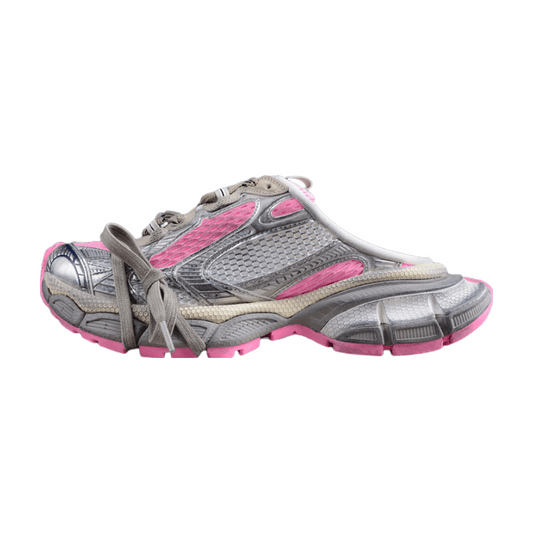 BALENCIAGA 3 - L Mule - Grey - Pink Unisex Streetwear Limited Edition - Introducing the BALENCIAGA 3XL Mule x Grey Pink, a perfect blend of luxury and modern