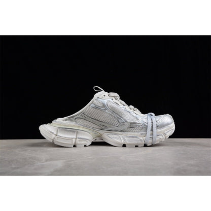 BALENCIAGA 3 - L Mule - Eggshell - White Unisex Streetwear Limited Edition - Introducing the BALENCIAGA 3XL Mule x White Eggshell, a refined blend of elegance and comfort.
