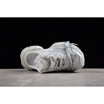 BALENCIAGA 3 - L Mule - Eggshell - White Unisex Streetwear Limited Edition - Introducing the BALENCIAGA 3XL Mule x White Eggshell, a refined blend of elegance and comfort.