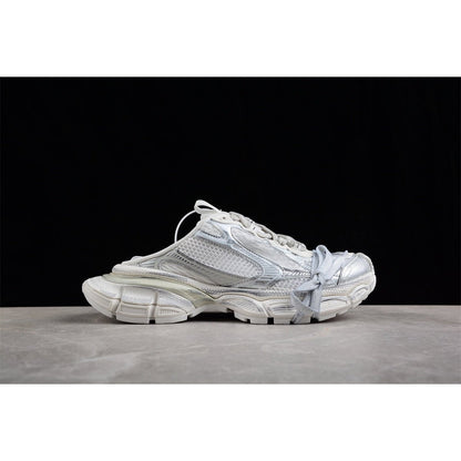 BALENCIAGA 3 - L Mule - Eggshell - White Unisex Streetwear Limited Edition - Introducing the BALENCIAGA 3XL Mule x White Eggshell, a refined blend of elegance and comfort.