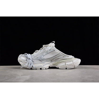 BALENCIAGA 3 - L Mule - Eggshell - White Unisex Streetwear Limited Edition - Introducing the BALENCIAGA 3XL Mule x White Eggshell, a refined blend of elegance and comfort.