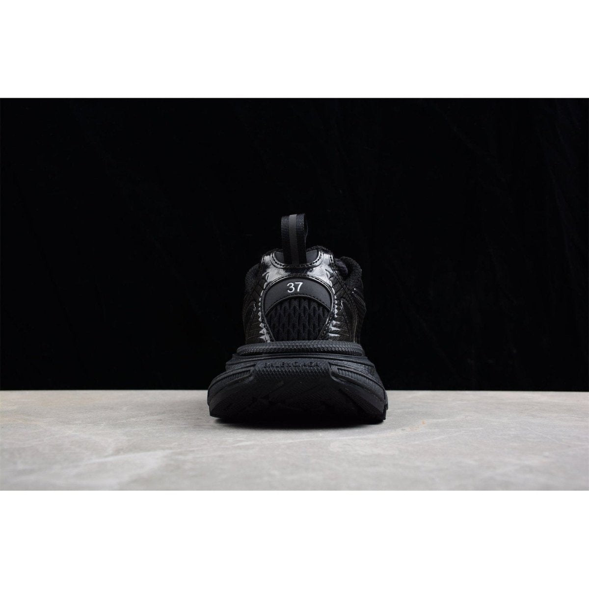 BALENCIAGA 3 - L - All Sneakers - Black Unisex Streetwear Limited Edition - Introducing the BALENCIAGA 3XL x All Black, the epitome of sleek, modern design and luxurious