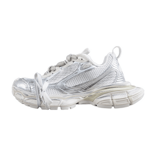 BALENCIAGA 3 - L - All Sneakers - White Unisex Streetwear Limited Edition - Introducing the BALENCIAGA 3XL x All White, a striking blend of avant-garde design and supreme