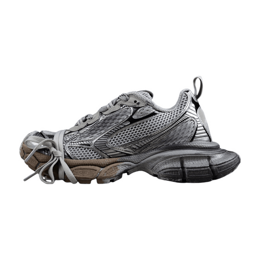 BALENCIAGA 3 - L - Bal Grey Sneakers - Black Unisex Streetwear Limited Edition - Introducing the BALENCIAGA 3XL x Bal Grey Black, a sophisticated blend of modern design and