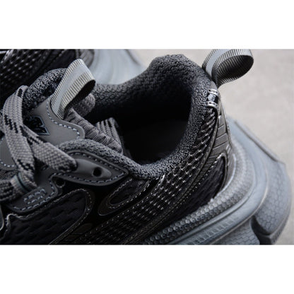 BALENCIAGA 3 - L - Bal Worn Out Sneakers - Grey Unisex Streetwear Limited Edition - Introducing the BALENCIAGA 3XL x Bal Grey Worn Out sneakers, a masterful blend of edgy