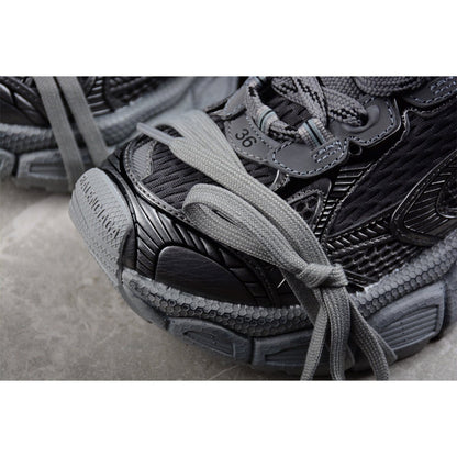 BALENCIAGA 3 - L - Bal Worn Out Sneakers - Grey Unisex Streetwear Limited Edition - Introducing the BALENCIAGA 3XL x Bal Grey Worn Out sneakers, a masterful blend of edgy