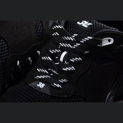 BALENCIAGA 3 - L - Sneakers - Black Unisex Streetwear Limited Edition - The Balenciaga 3XL x Black sneakers exude a sleek, monochromatic elegance, making them a versatile
