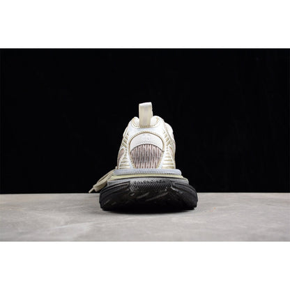 BALENCIAGA 3 - L - Champagne Graffiti Sneakers - Red Unisex Streetwear Limited Edition - Introducing the BALENCIAGA 3XL in Champagne Graffiti, a striking blend of luxury and street art.