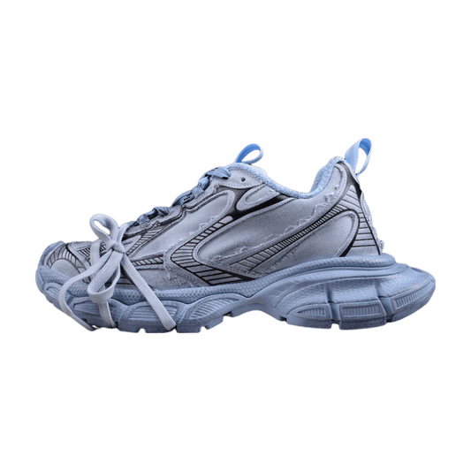 BALENCIAGA 3 - L - Cyan Sneakers - Blue Unisex Streetwear Limited Edition - Introducing the BALENCIAGA 3XL in Cyan Blue, a bold fusion of luxury and streetwear. This