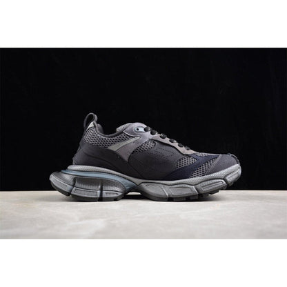 BALENCIAGA 3 - L - Dark Sneakers - Grey Unisex Streetwear Limited Edition - The BALENCIAGA 3XL x Dark Grey sneakers epitomize bold luxury with a monochromatic, understated design.