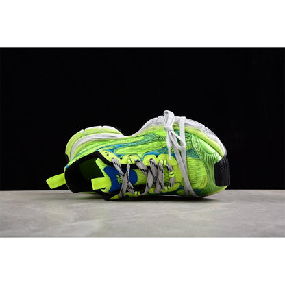 BALENCIAGA 3 - L - Fluo Yellow Sneakers - Blue Unisex Streetwear Limited Edition - Introducing the BALENCIAGA 3XL x Fluo Yellow Blue, a bold fusion of cutting-edge design and