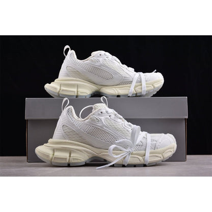 BALENCIAGA 3 - L - Glow In The Dark Sneakers Unisex Streetwear Limited Edition - The Balenciaga 3XL x Glow in the Dark sneakers transform your stride into a luminous