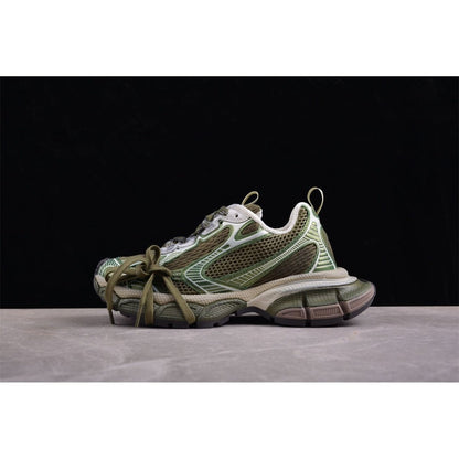 BALENCIAGA 3 - L - Olive Sneakers - Green Unisex Streetwear Limited Edition - Introducing the BALENCIAGA 3XL x Olive Green, a striking blend of modern design and luxurious