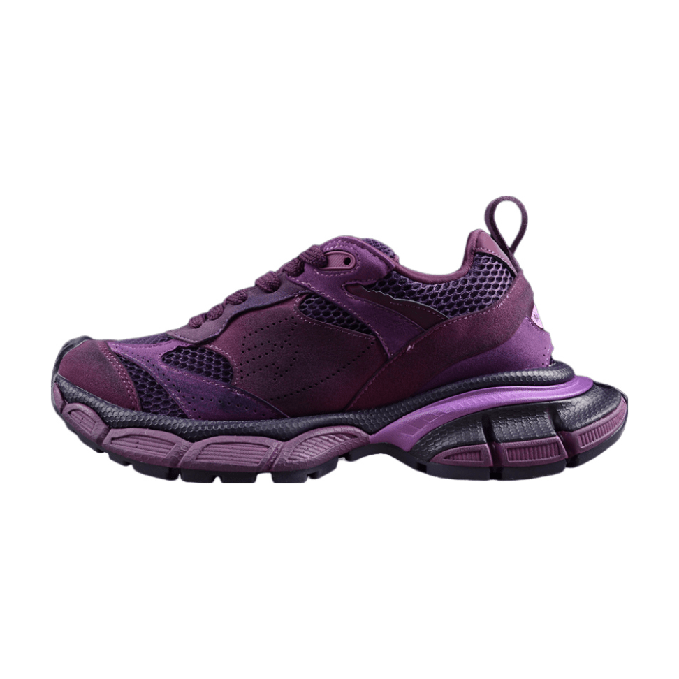 BALENCIAGA 3 - L - Sneakers - Purple Unisex Streetwear Limited Edition - Introducing the BALENCIAGA 3XL x Purple, a bold fusion of luxury and modern design. These