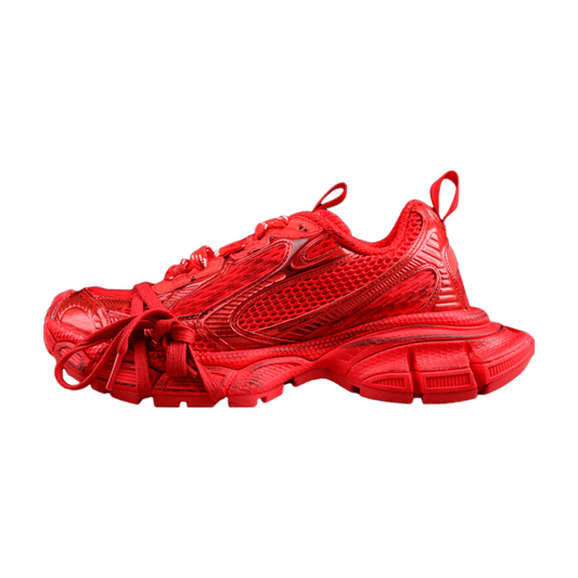 BALENCIAGA 3 - L - Sneakers - Red Unisex Streetwear Limited Edition - The BALENCIAGA 3XL x Red sneakers embody a bold and energetic spirit, crafted to make