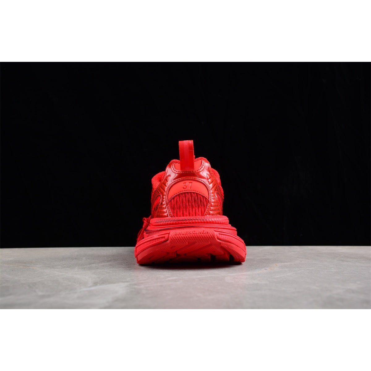 BALENCIAGA 3 - L - Sneakers - Red Unisex Streetwear Limited Edition - The BALENCIAGA 3XL x Red sneakers embody a bold and energetic spirit, crafted to make