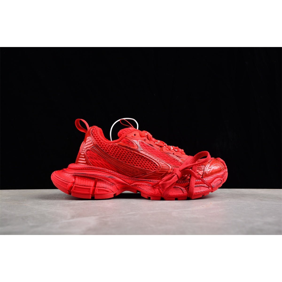 BALENCIAGA 3 - L - Sneakers - Red Unisex Streetwear Limited Edition - The BALENCIAGA 3XL x Red sneakers embody a bold and energetic spirit, crafted to make