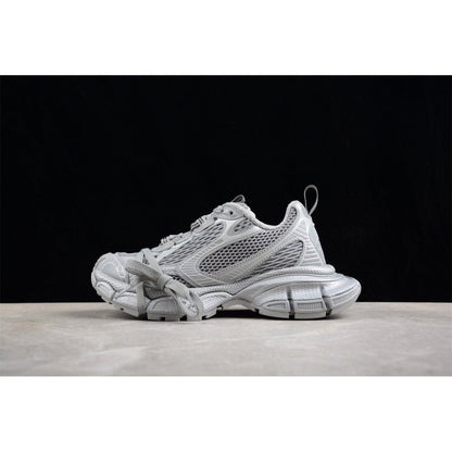 BALENCIAGA 3 - L - Reflective Sneakers - Grey Unisex Streetwear Limited Edition - The Balenciaga 3XL x Reflective Grey sneakers are a captivating addition to any cutting-edge wardrobe,