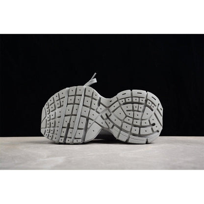 BALENCIAGA 3 - L - Reflective Sneakers - Grey Unisex Streetwear Limited Edition - The Balenciaga 3XL x Reflective Grey sneakers are a captivating addition to any cutting-edge wardrobe,