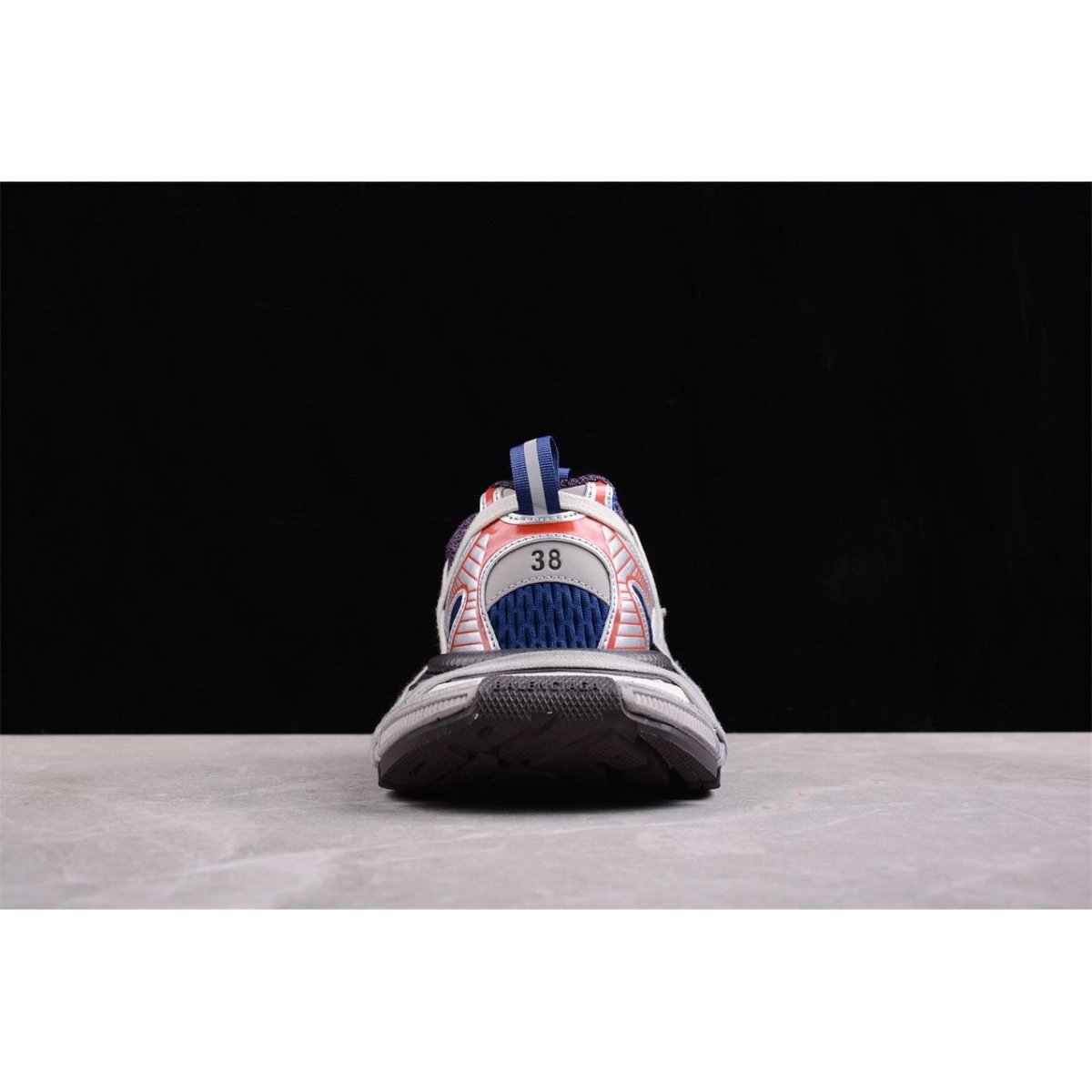 BALENCIAGA 3 - L - Royal Silver Sneakers - Blue Unisex Streetwear Limited Edition - The Balenciaga 3XL x Royal Blue Silver sneakers are a vibrant addition to any fashion-forward
