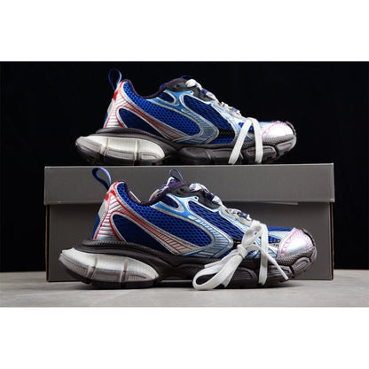 BALENCIAGA 3 - L - Royal Sneakers - Grey Unisex Streetwear Limited Edition - The BALENCIAGA 3XL x Royal Grey sneakers present a sophisticated fusion of sporty design and