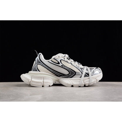 BALENCIAGA 3 - L - White Sneakers - Black Unisex Streetwear Limited Edition - The Balenciaga 3XL x White Black sneakers offer a classic colorway with a contemporary twist.